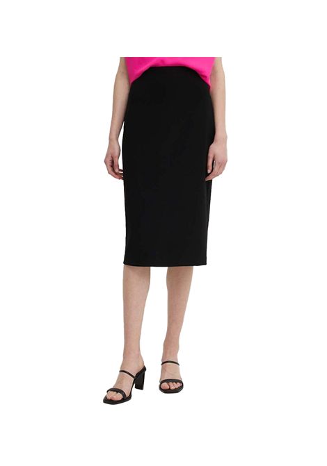 Gonna Joseph Ribkoff donna 163083N0S Nera aderente spacco elasticizzata JOSEPH RIBKOFF | Gonne | 163083N0S11